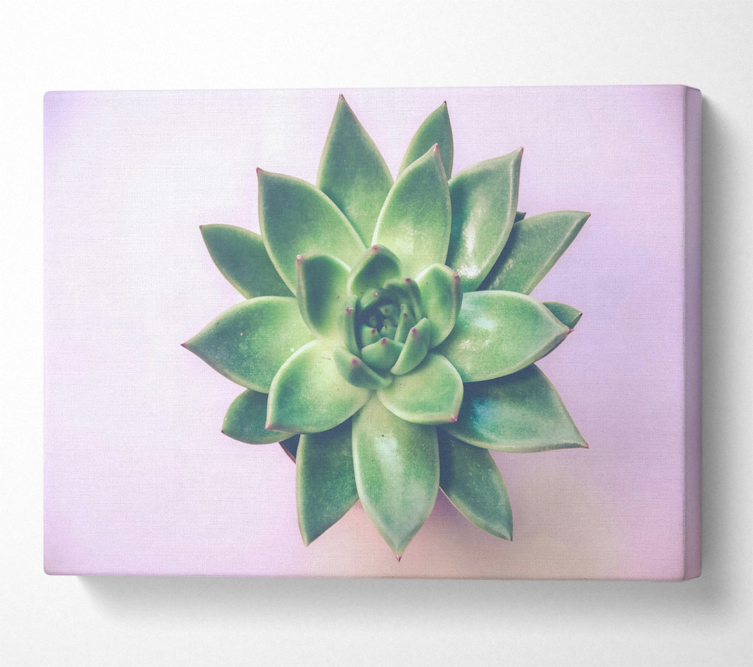  A Canvas Print of Emerald Green Bloom Canvas Wall Art
