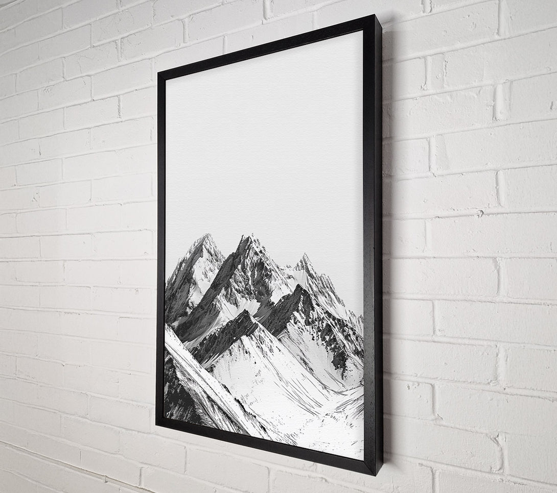  A Canvas Print of White Mountain Peaks Canvas Art