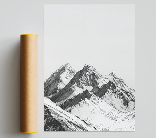 White Mountain Peaks Print