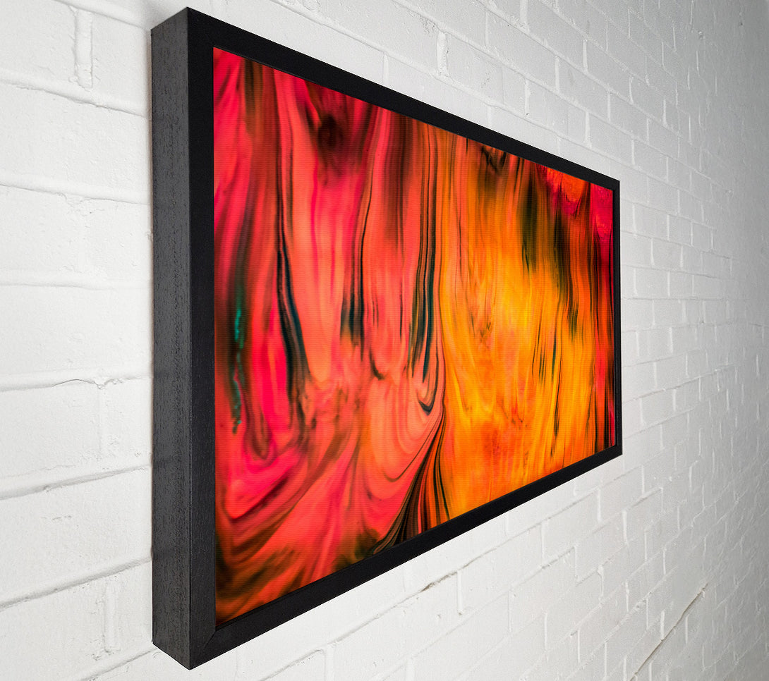  A Canvas Print of Crimson Fire Flow Canvas Print