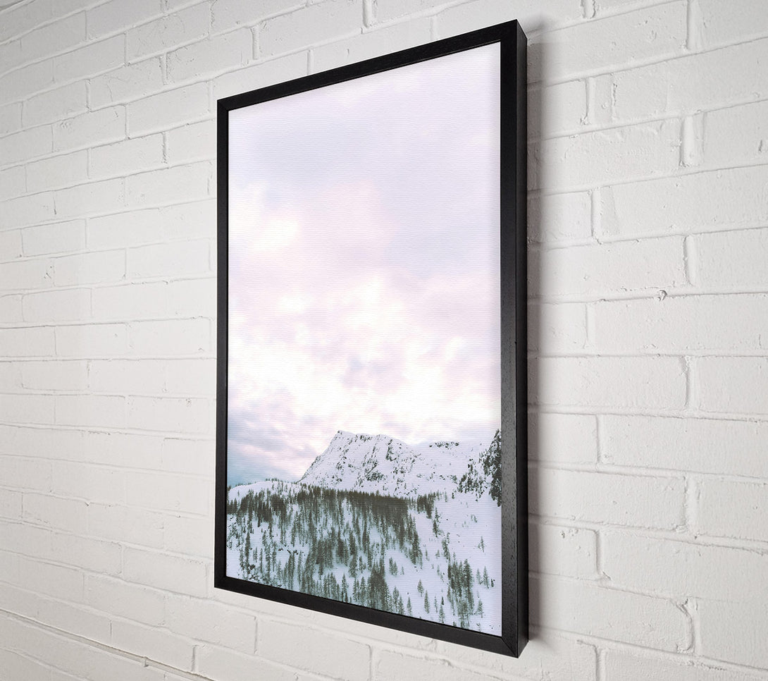  A Canvas Print of Lavender Mountain Peak Canvas Art