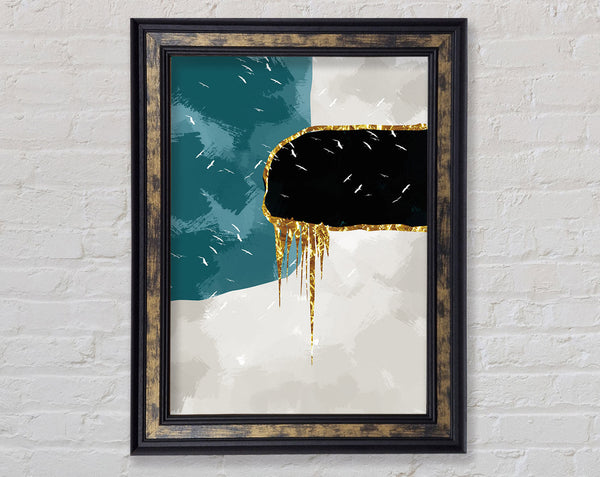 Abtract In Thirds Framed Print