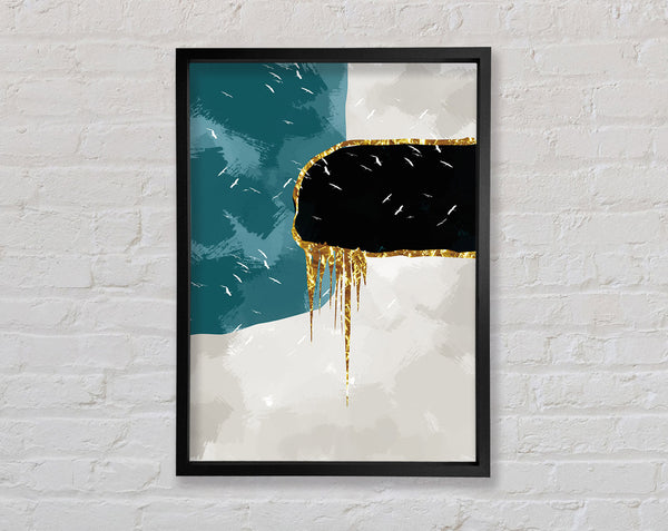 Abtract In Thirds Framed Print