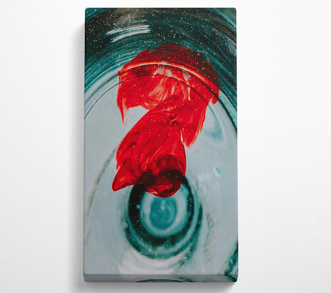  A Canvas Print of Crimson In The Well Canvas Art