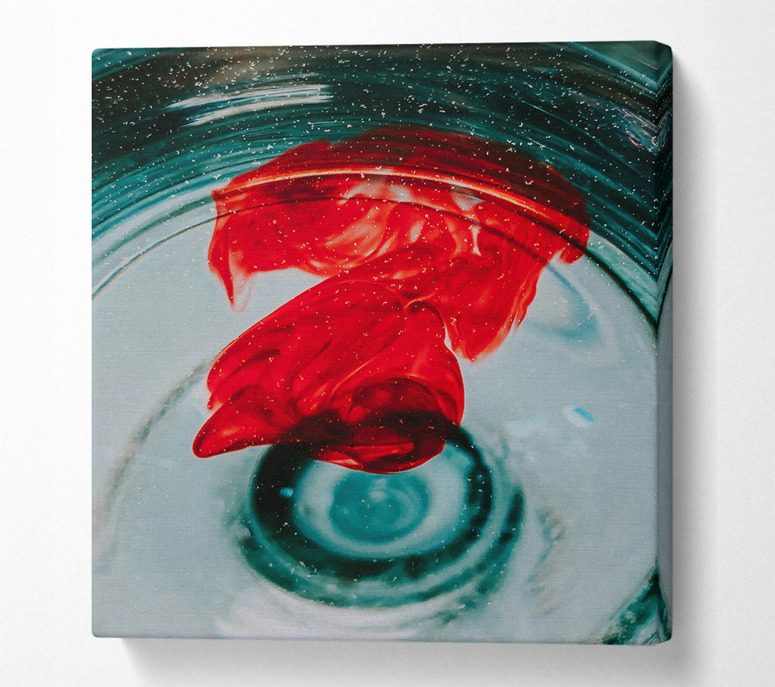  A Canvas Print of Crimson In The Well Canvas Art