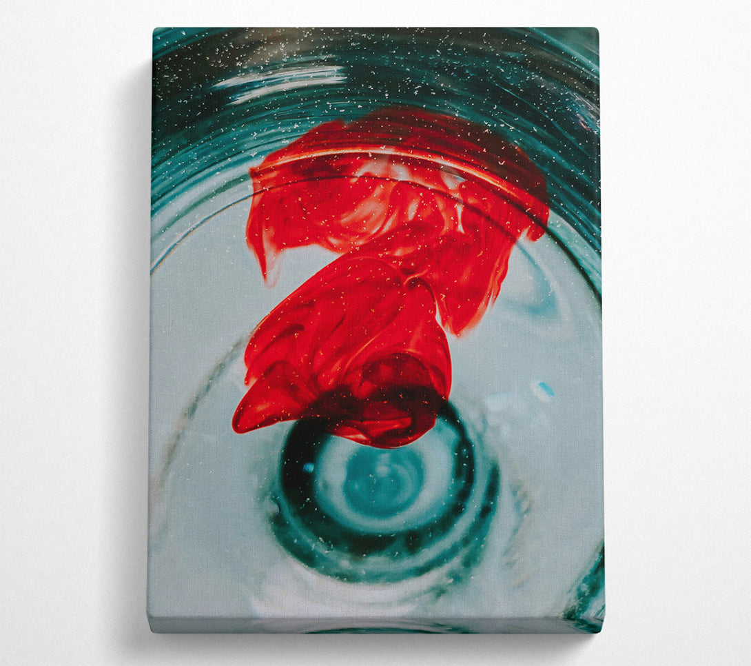  A Canvas Print of Crimson In The Well Canvas Art