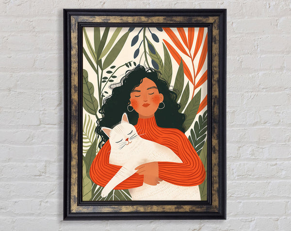 Affirmation Of A Woman Framed Print