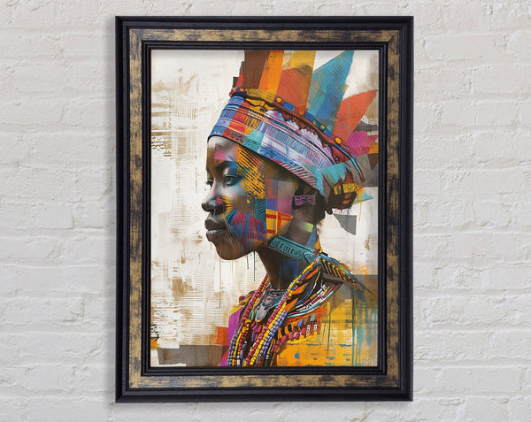African Princess Framed Print
