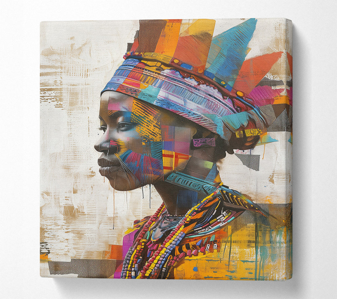  A Canvas Print of African Princess Canvas Print