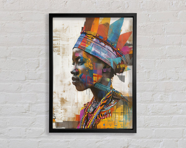 African Princess Framed Print