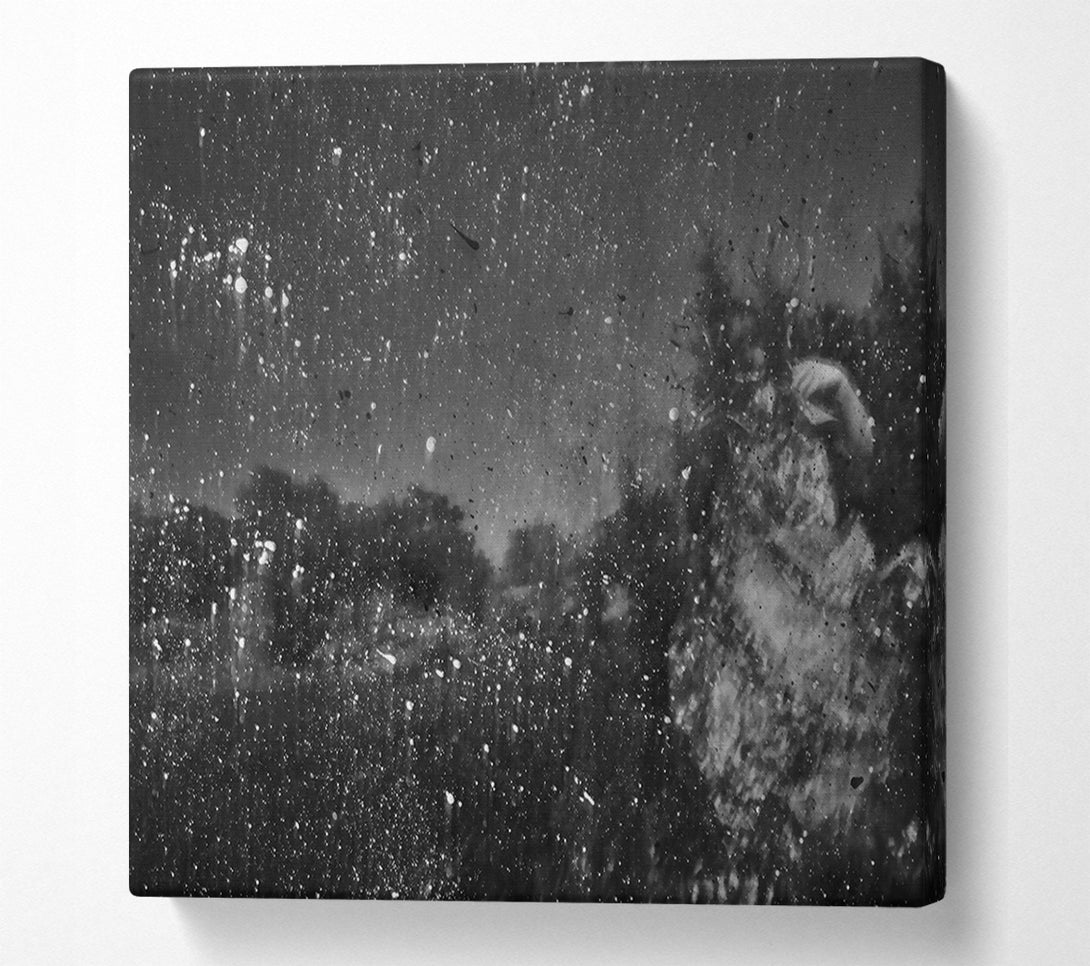  A Canvas Print of White Specks Of Night Canvas Wall Art