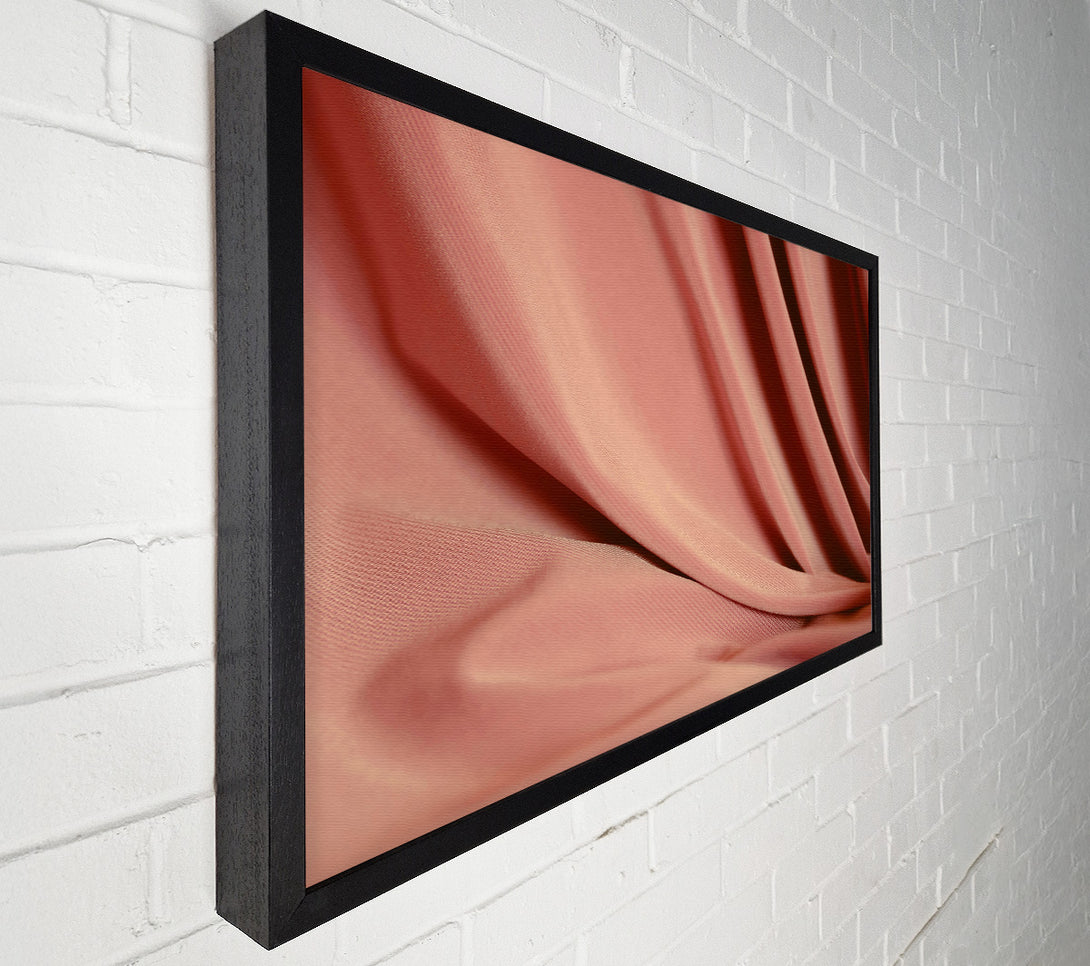  A Canvas Print of Blush Fabric Texture Canvas Wall Art