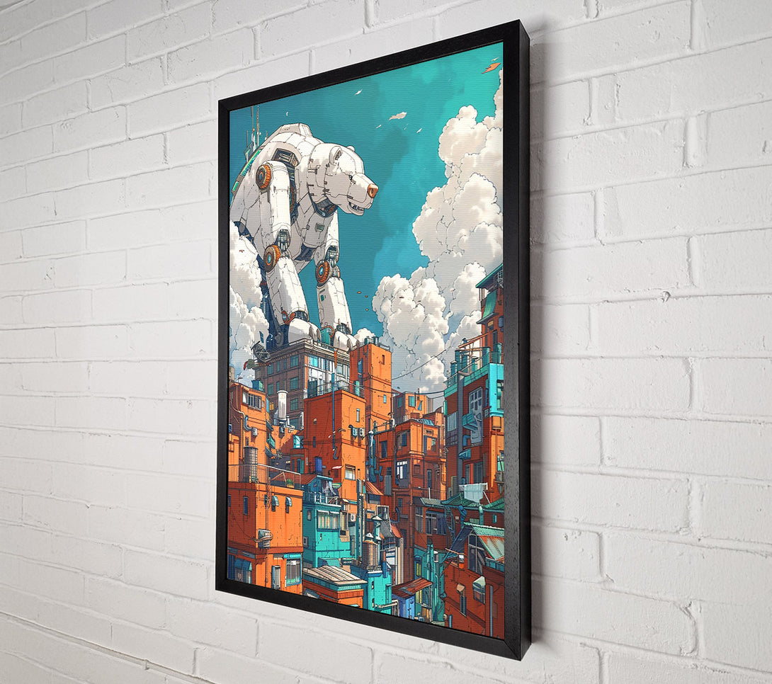 A Canvas Print of Orange City Colossus Canvas Print