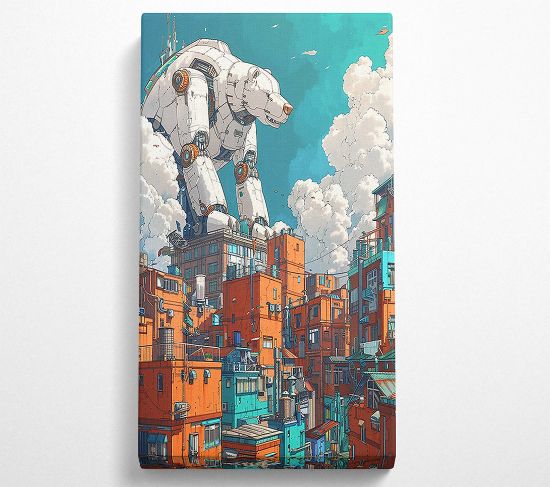  A Canvas Print of Orange City Colossus Canvas Print