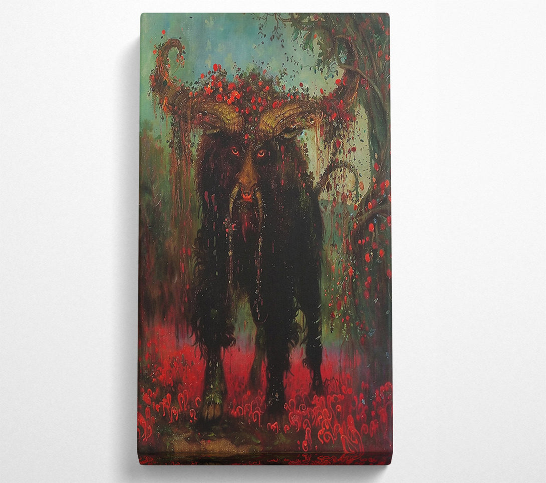  A Canvas Print of Crimson Forest Beast Canvas Art