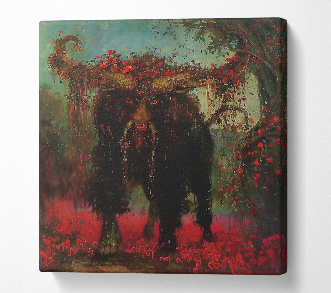  A Canvas Print of Crimson Forest Beast Canvas Art
