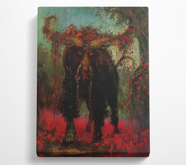  A Canvas Print of Crimson Forest Beast Canvas Art