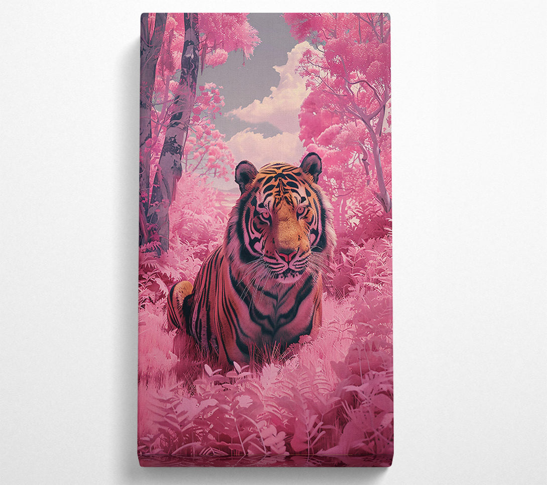  A Canvas Print of Pink Jungle Tiger Canvas Print