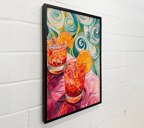 Orange Swirl Cocktails