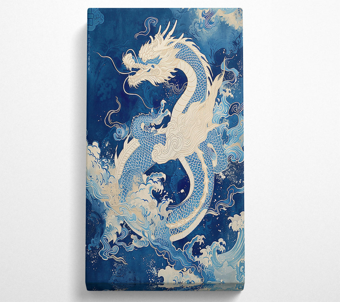  A Canvas Print of Azure Dragon Ascends Canvas Print