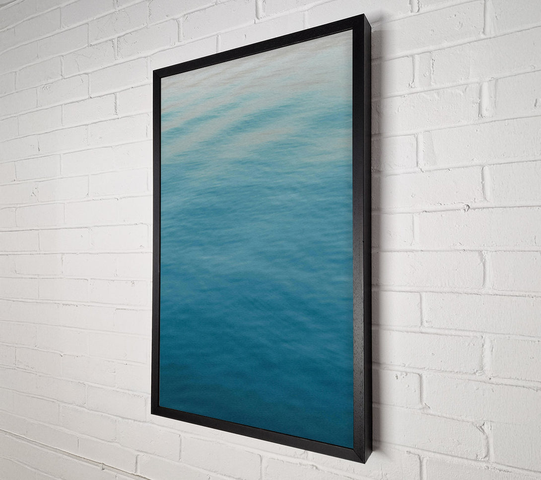  A Canvas Print of Teal Water Calm Canvas Art