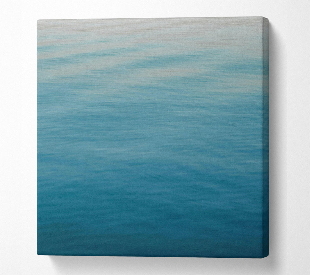  A Canvas Print of Teal Water Calm Canvas Art