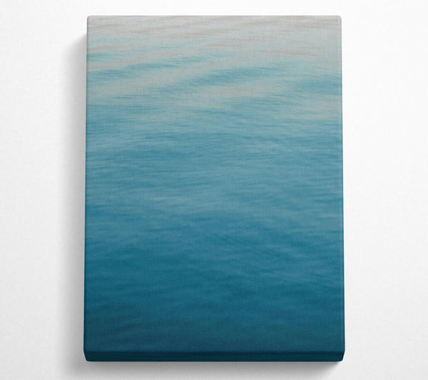  A Canvas Print of Teal Water Calm Canvas Art