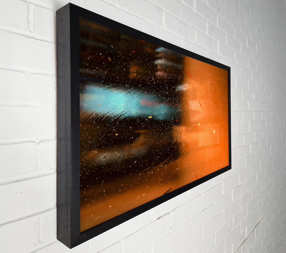  A Canvas Print of Golden Cosmic Dust Canvas Print