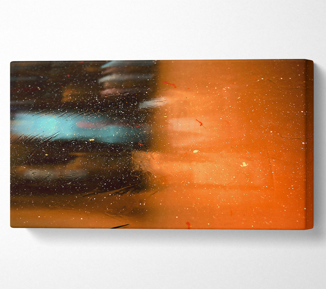  A Canvas Print of Golden Cosmic Dust Canvas Print