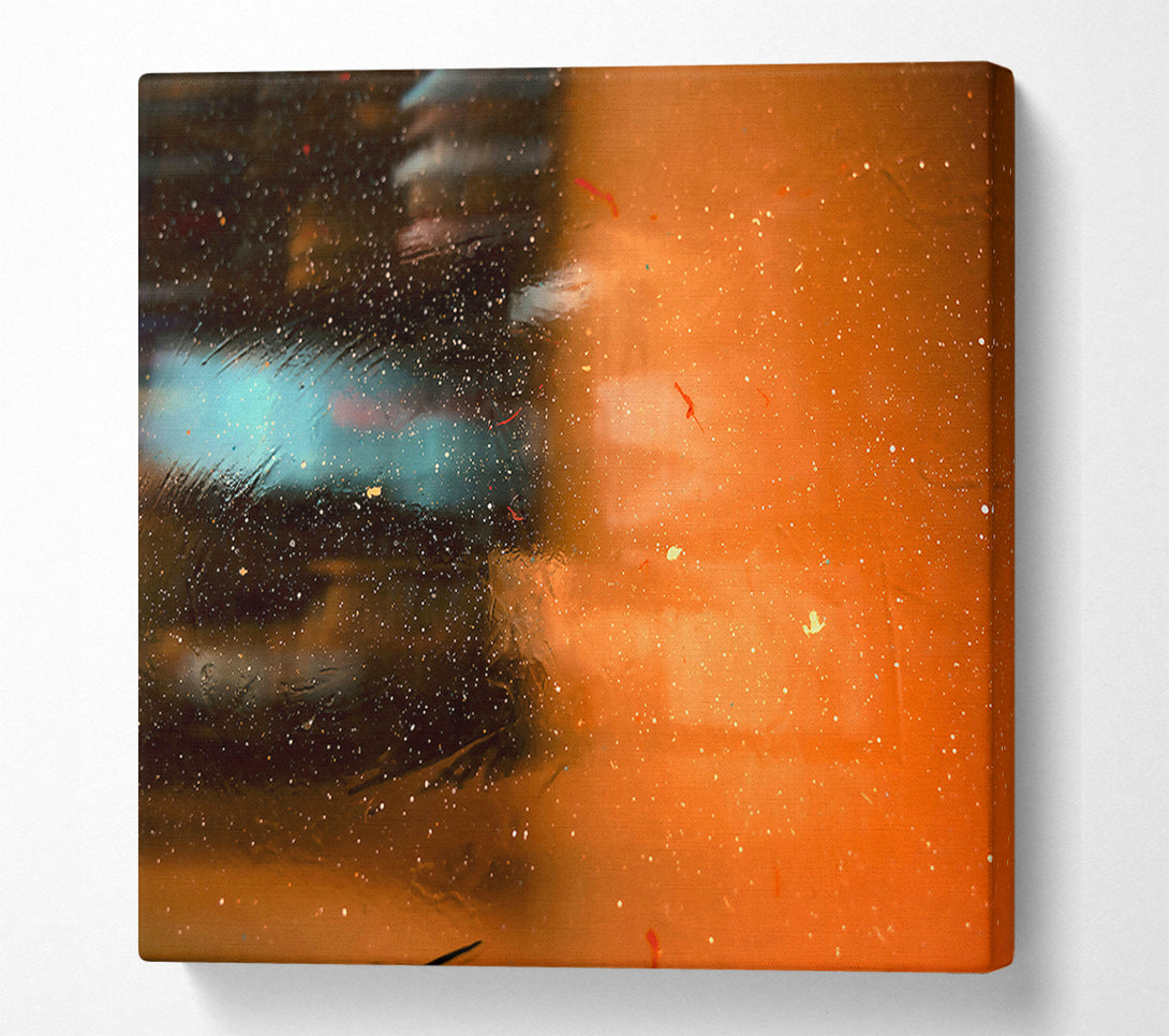  A Canvas Print of Golden Cosmic Dust Canvas Print