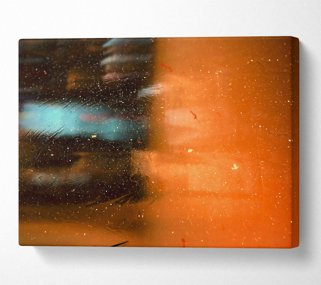  A Canvas Print of Golden Cosmic Dust Canvas Print