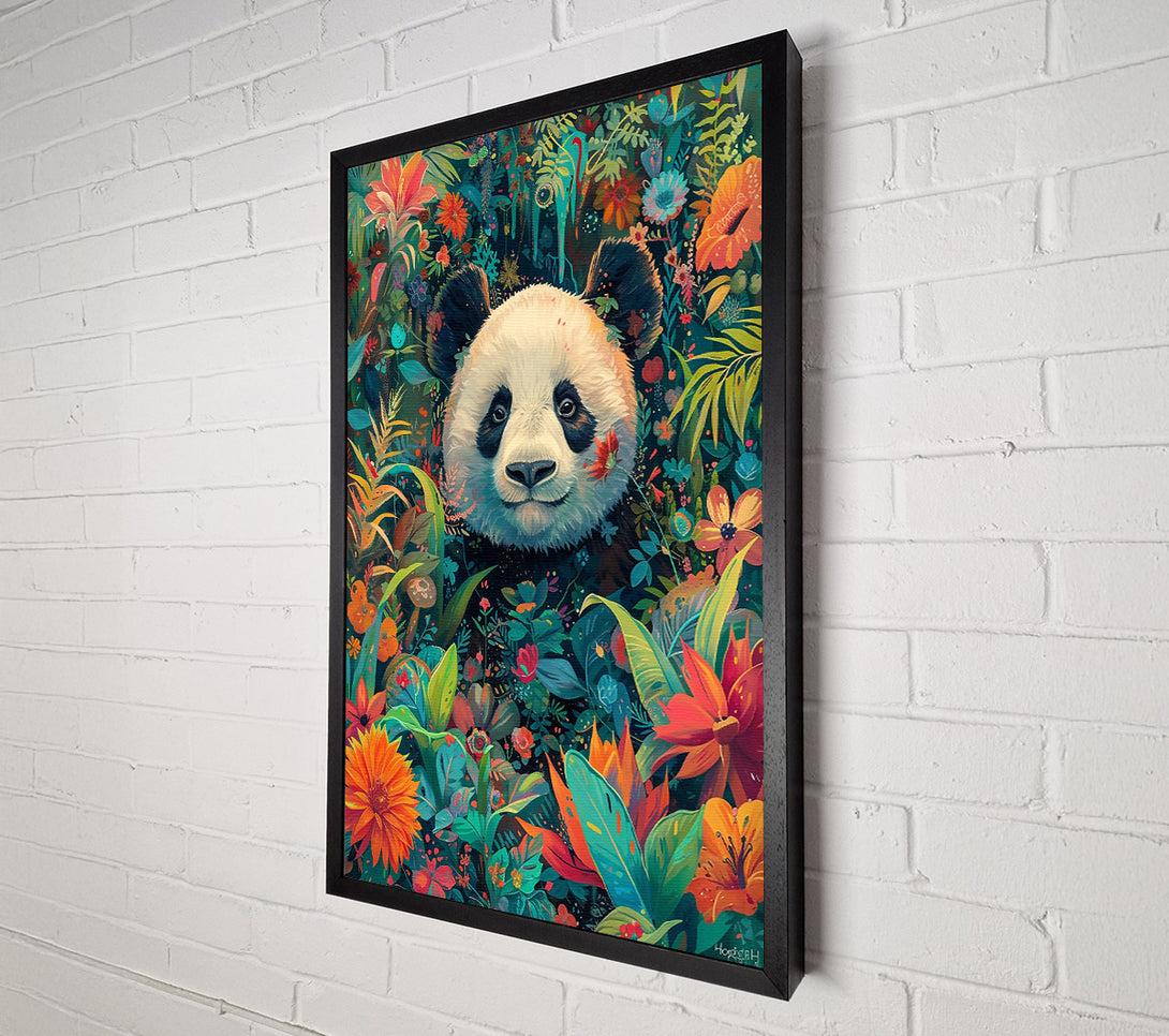 A Canvas Print of Orange Panda Bloom Canvas Art