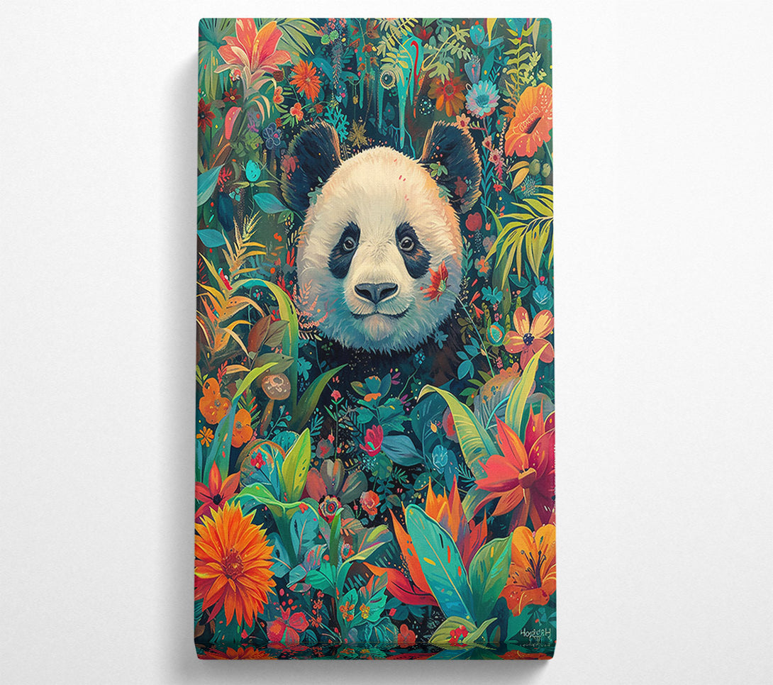  A Canvas Print of Orange Panda Bloom Canvas Art