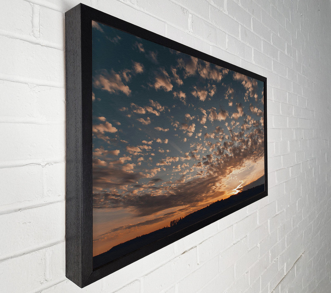  A Canvas Print of Golden Cloud Symphony Canvas Art