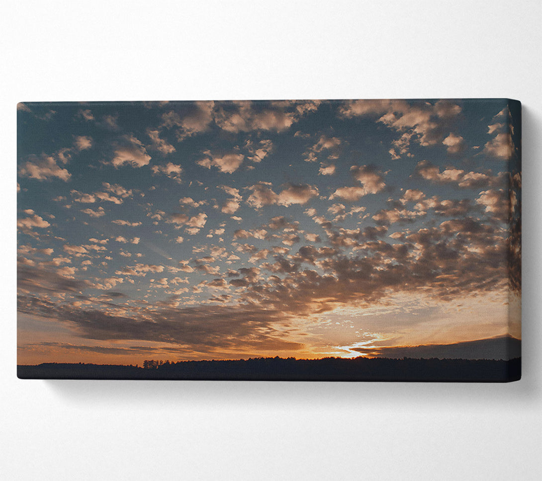  A Canvas Print of Golden Cloud Symphony Canvas Art