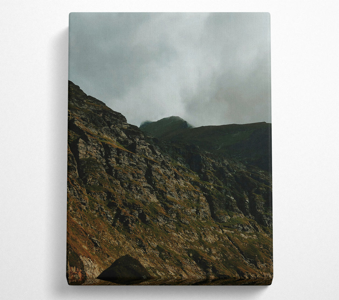  A Canvas Print of Green Mountain Mist Canvas Print
