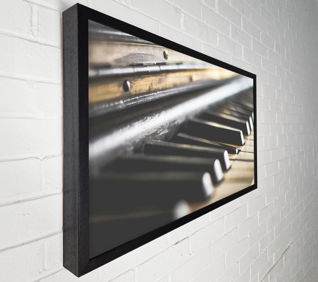  A Canvas Print of Black Keys Melody Canvas Print