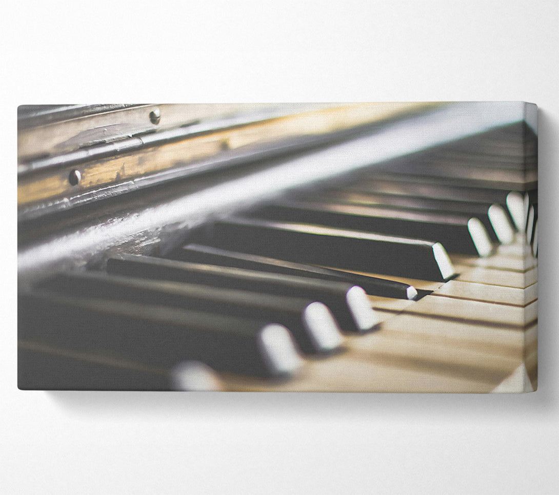  A Canvas Print of Black Keys Melody Canvas Print