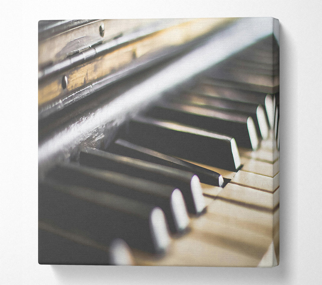  A Canvas Print of Black Keys Melody Canvas Print