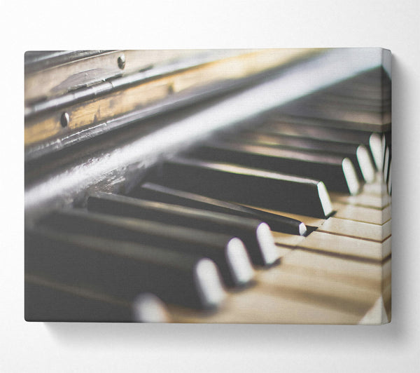  A Canvas Print of Black Keys Melody Canvas Print