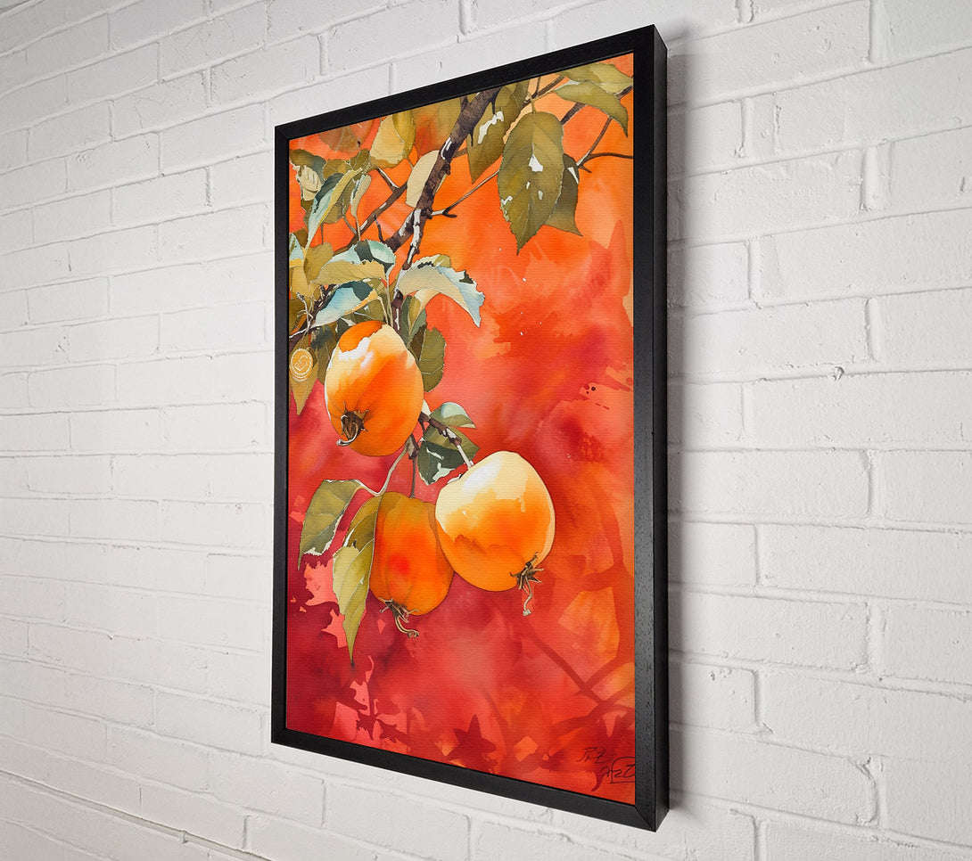  A Canvas Print of Orange Orchard Glow Canvas Wall Art