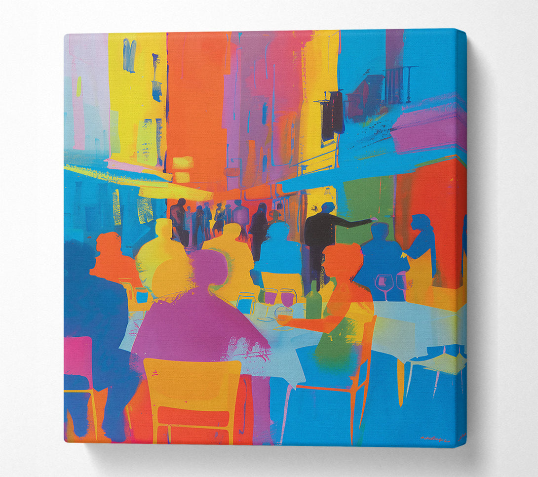  A Canvas Print of Blue City Dusk Canvas Print