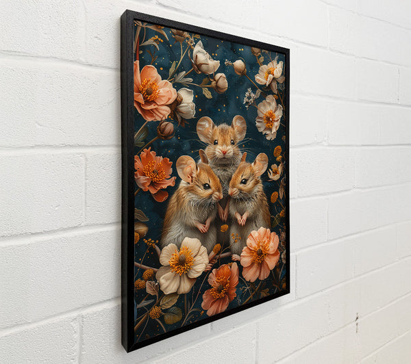 Midnight Floral Trio