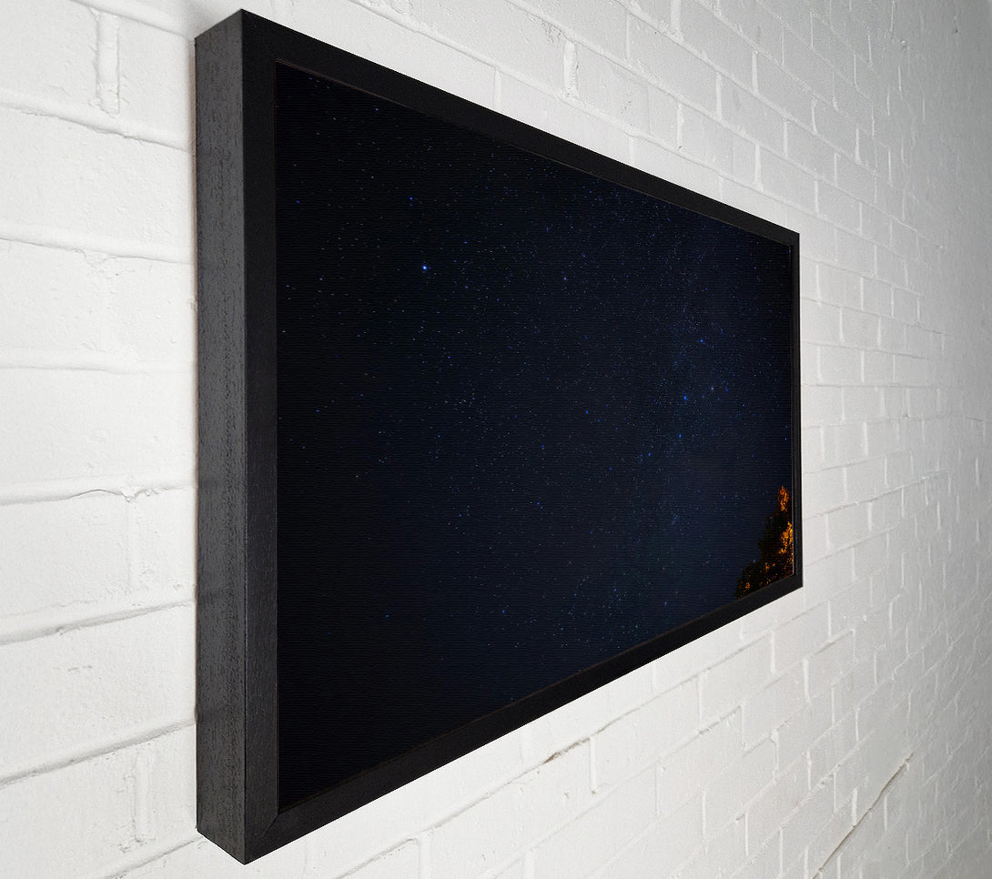 A Canvas Print of Night Sky In Blue Canvas Wall Art