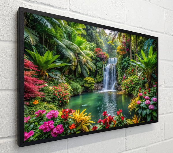 Emerald Waterfall Oasis