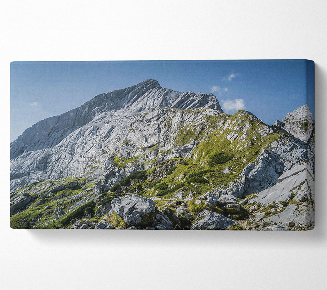  A Canvas Print of Greystone Mountain Peak Canvas Print