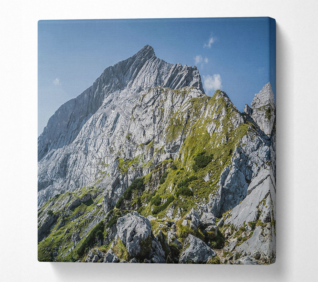  A Canvas Print of Greystone Mountain Peak Canvas Print