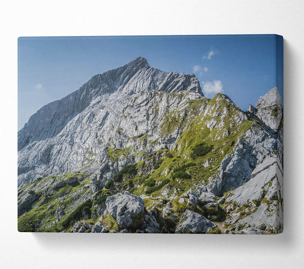  A Canvas Print of Greystone Mountain Peak Canvas Print