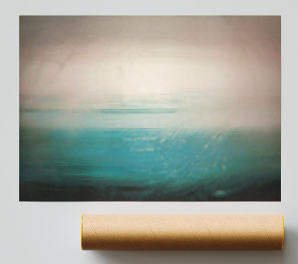 Teal Horizon Dream Print