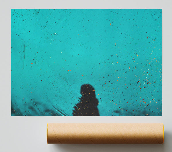 Turquoise Specks Of Light Giclee Print